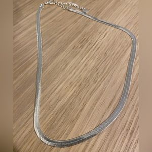 Silver Herringbone Chain